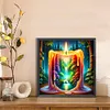 Diamond Painting-DIY Full Round Drill Forest Candle
