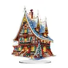 Acrylic Christmas Santa Snowman Cardinal Diamond Painting Desktop Decors Kit