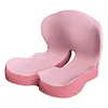 Memory Foam L-Shaped Integrated Seat Cushion with Lumbar Support Sitting Pillow