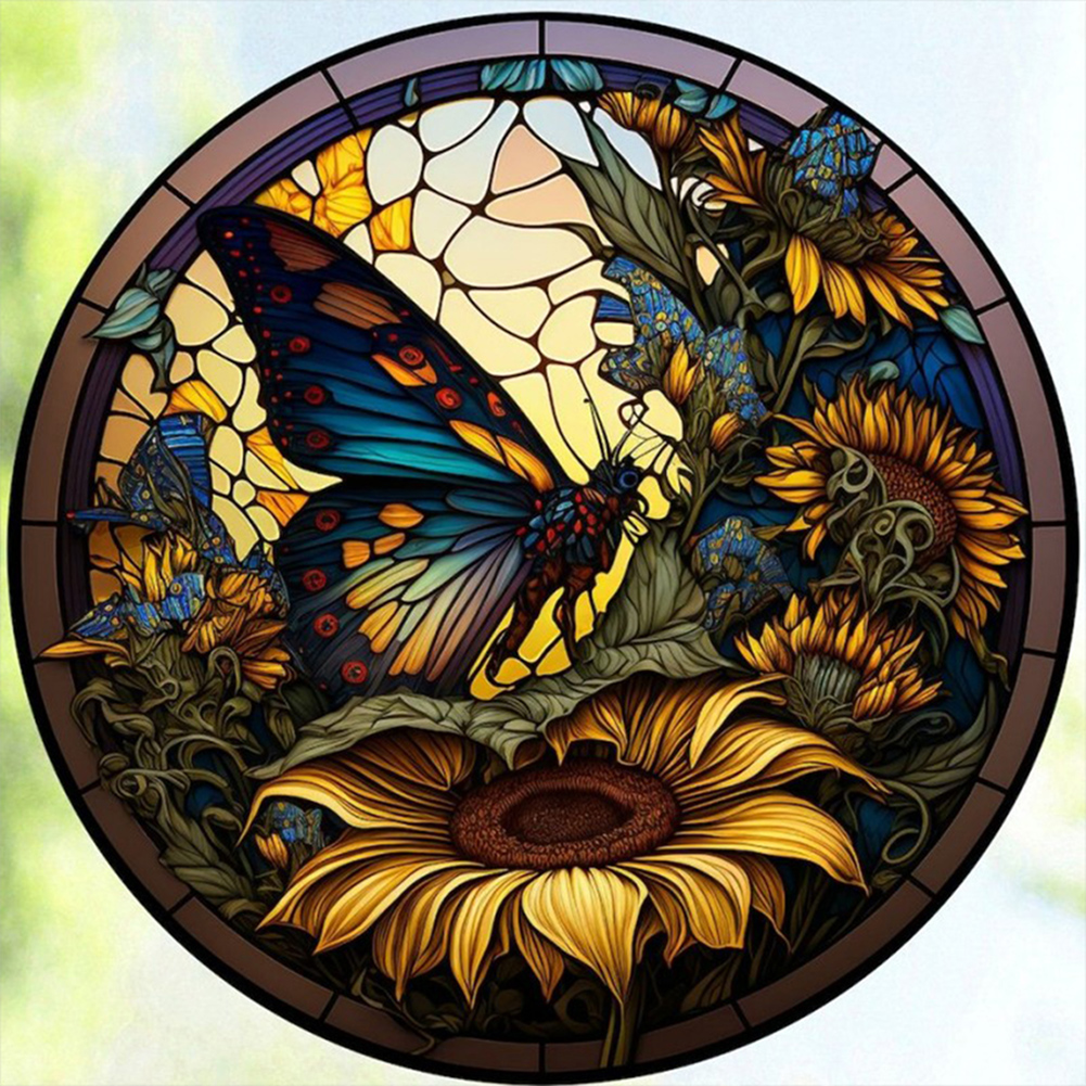 Butterfly-Paint by Numbers-30x30cm
