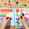 🎁Montessori Magnetic Book Fraction Puzzle For Children