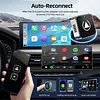 2 in 1 Wireless CarPlay Android Auto Adapter Plug & Play for Factory Wired Cars
