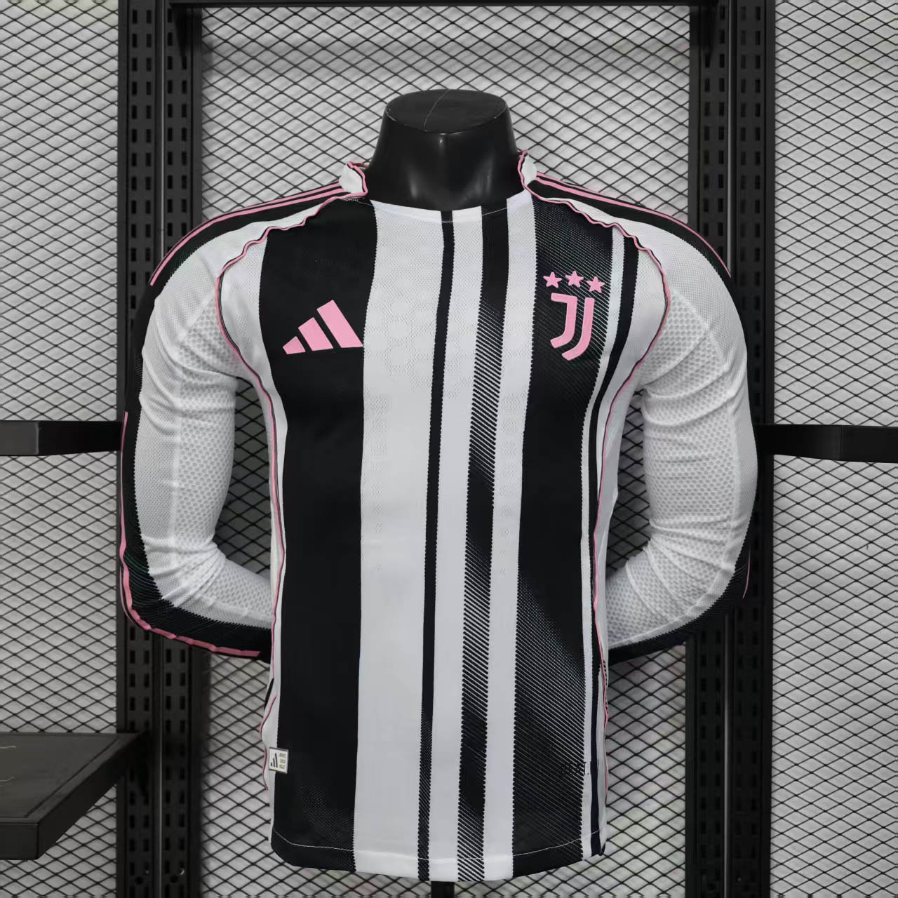 2025-2026 Long Sleeve Player Version Juventus FC Home Football Shirt 1:1 Thai Quality Maxi Kit