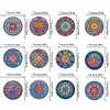 12PCS Diamond Painting Magnets Refrigerator for Adult Kid Beginners (Mandala)