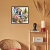 Diamond Painting-DIY Full Round Drill Garden Old Lady