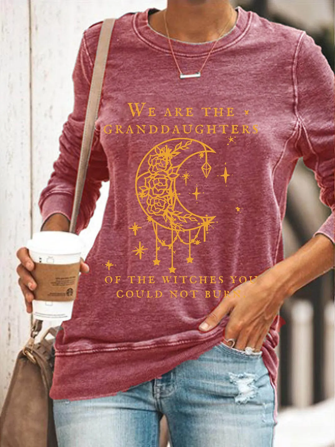 We Are the Granddaughters of the Witches You Could Not Burn Salem Witch Sweatshirt
