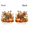 >SALE<2D Flat Print Autumn Mailbox DIY Table Top Diamond Painting Ornament Kits