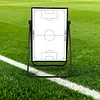 [US Local Warehouse] 35inx24in Magnetic Soccer Coaches Clipboard Tactical Dry Erase Board with Magnetic Markers Pen Eraser Portable Tactical Clipboard with Adjustable Stand for Basketball Volleyball Coaches