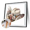 Cowboy Hat-Paint by Numbers Acrylic Painting 40*40CM(Watercolor)