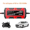 6V 12V 1.5A Car Battery Charger Smart Charger for Lead-Acid AGM GEL Batteries