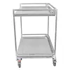 [US Local Warehouse] Heavy Duty Rolling Utility Cart with Wheels Handle 660lbs Capacity Rolling Cart