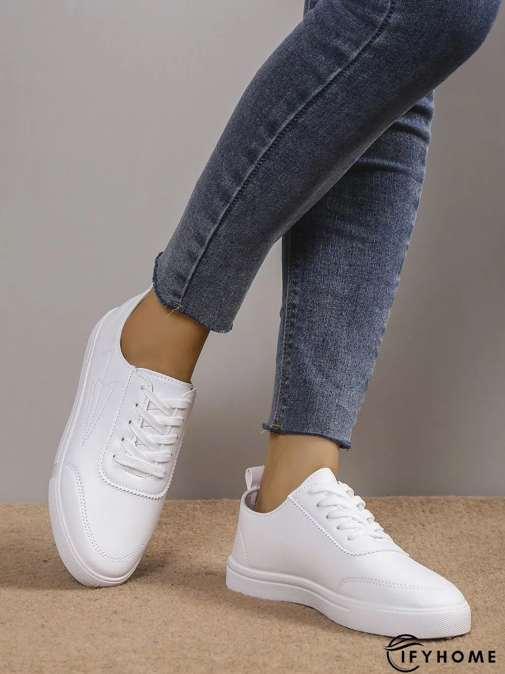 Women's Lace-up Front Flat Shoes | IFYHOME