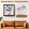 (US Local)Paint By Numbers Kit On Canvas DIY Oil Art Vase Picture Home Decor40x40cm