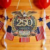 250th Anniversary of US Eagle DIY Acrylic Diamond Painting Hanging Kit Special Shape Crystal Rhinestone Art Pendants Single Side Drill for Adults Gift Home Wall Or Window Decor