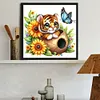 Diamond Painting-DIY Full Round Drill Tiger