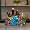 DIY Colorful Wooden Animals Rhinestones Storage Holder Diamond Painting Organizer Rack Kits