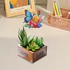 6Pcs Flower Butterfly DIY Diamond Painting Kits Garden Stakes Diamond Art Kits