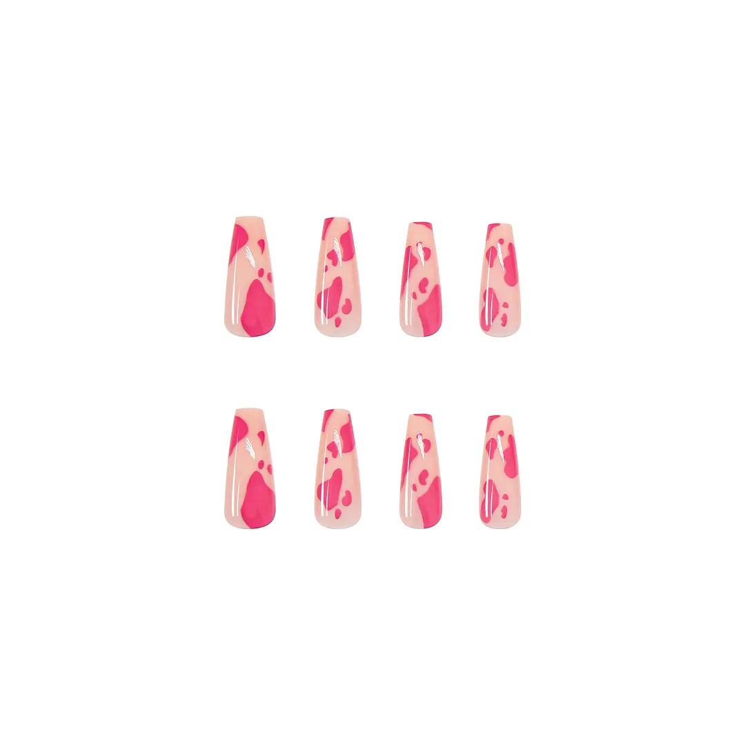 Churchf Churchf Nail Long Ballet Nail Fake Nail Nail Paste Press On Nails 24