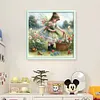 Cute Girl-11CT Stamped Cross Stitch 40*40cm/15.75*15.75in
