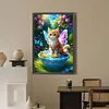 Diamond Painting-DIY Full Round Drill Wings Cat(60*40 CM)