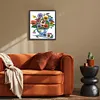 Flower- 9CT Partial Beaded Cross Stitch Kit(38x52cm)