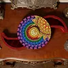 DIY Wooden Diamond Art Painting Storage Box Kit with Rotate Lid Diamond Art Painting Holder Box for Adults Beginners Home Office Decor