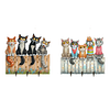 (US Local)Wooden Cat Diamond Art Hanging Hook Rail Diamond Painting Art Craft Wall Hooks