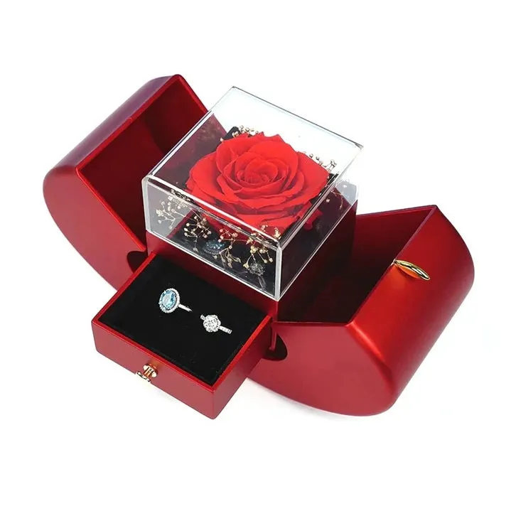 🔥Mother's Day-50% OFF🔥Lidonsale ROSE BOX(❤️Free Shipping-Included Giveaway Necklace)