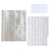 Diamond Painting Storage Book Clear Loose Leaf Self Sealing Plastic Bags