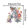DIY Diamond Painting Butterfly Flower Lettter Keychain Kit