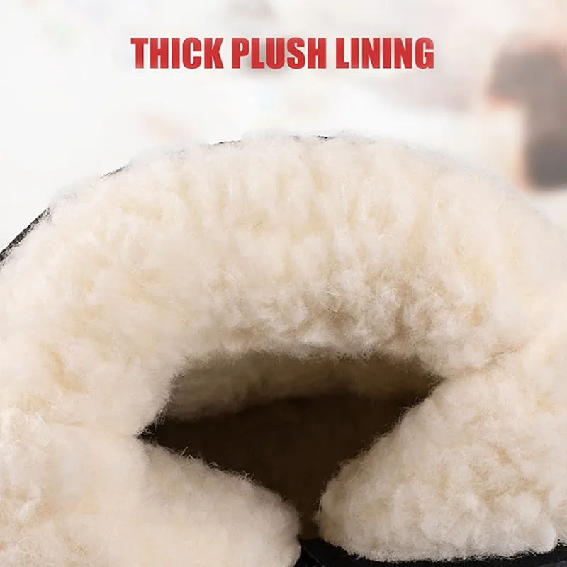 Winter Men's Boots 2021 New Winter Shoes Men Snow Boots Waterproof Non-slip Thick Fur Winter Boot For -40 Degrees Platform Boots