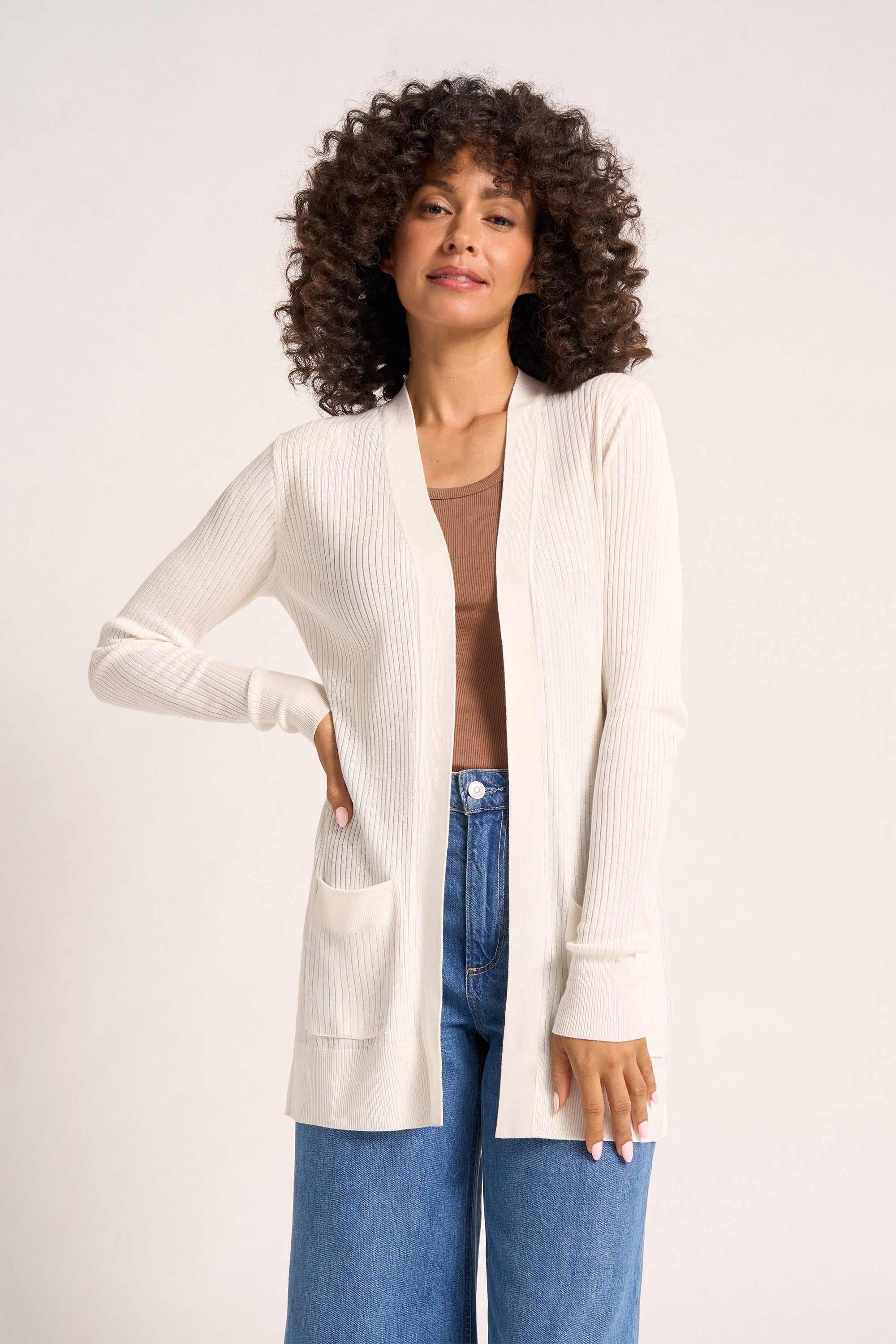 COLFAX CARDIGAN - VELLUM