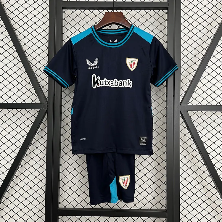 Kids Athletic Bilbao 25/26 Away Football Jersey