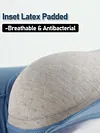 Men's Seamless Modal Boxer Briefs With Organic Latex Support Cup