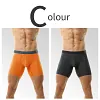 Men's Ice Silk Underwear Sexy Bulge Puch Low Rise See Through Boxer Briefs Thin Cool Boxers Shorts