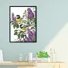 Robin - 14CT Stamped Cross Stitch - 46*37cm - Bird Flower