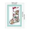 Cat Stocking -16CT Stamped Cross Stitch Kit(30*43cm)