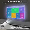 Home Theater Projector Portable 4K Outdoor Android 11 Dual Wifi6 200 ANSI Bundle