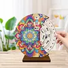 Diamond Painting Wooden Mandala Moon Perpetual Calendar