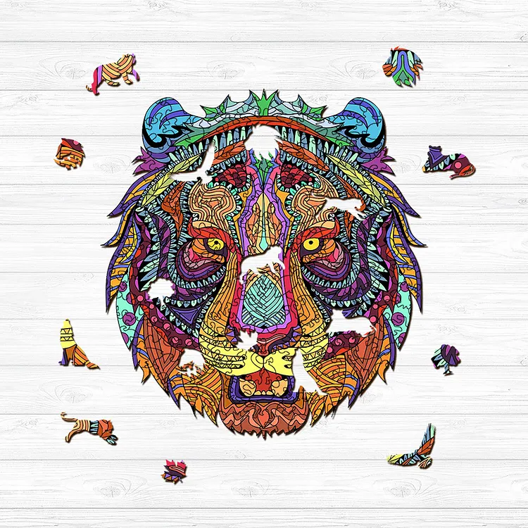 Northen Alaskan Tiger Wooden Jigsaw Puzzle