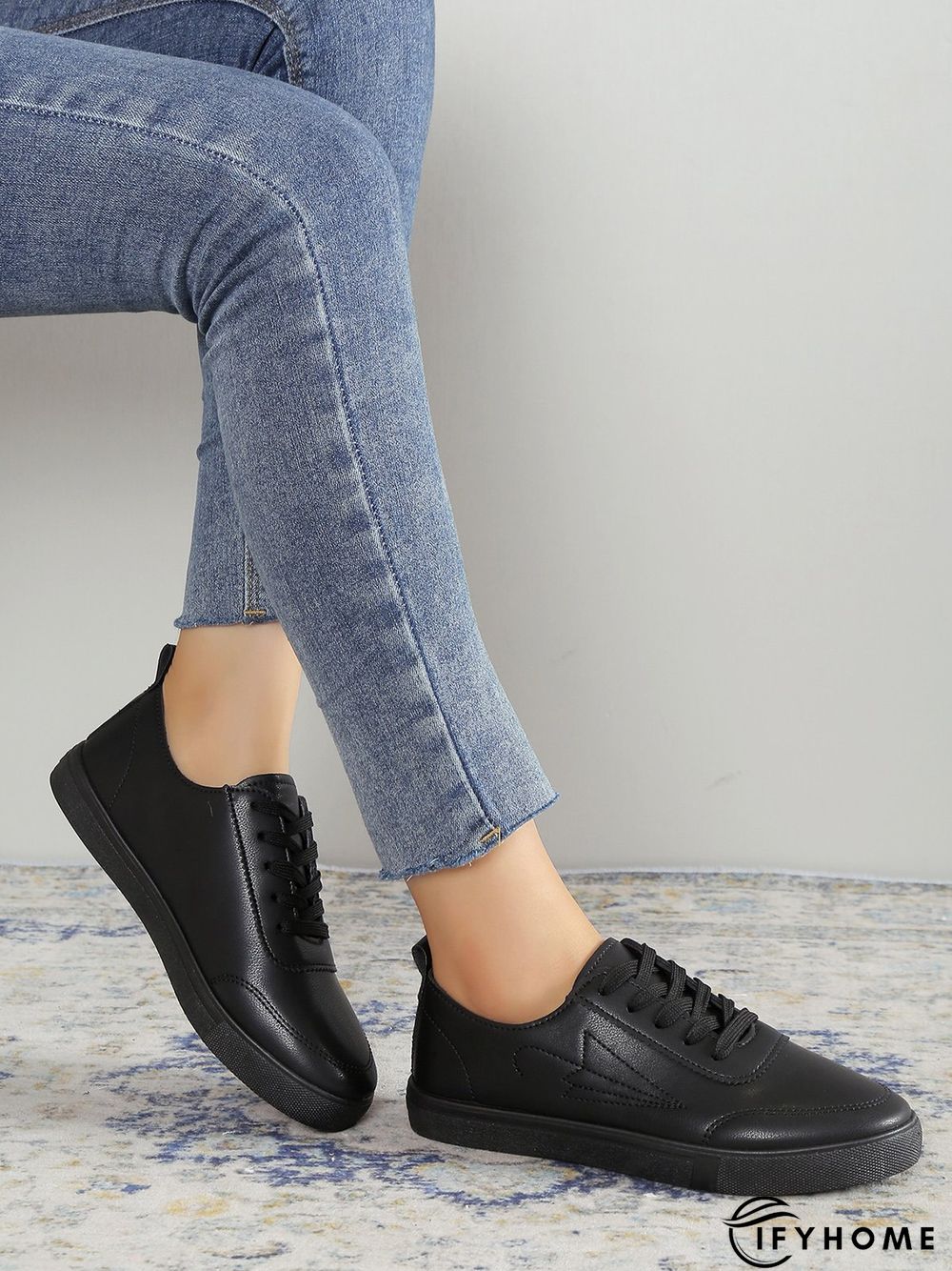 Women's Lace-up Front Flat Shoes | IFYHOME