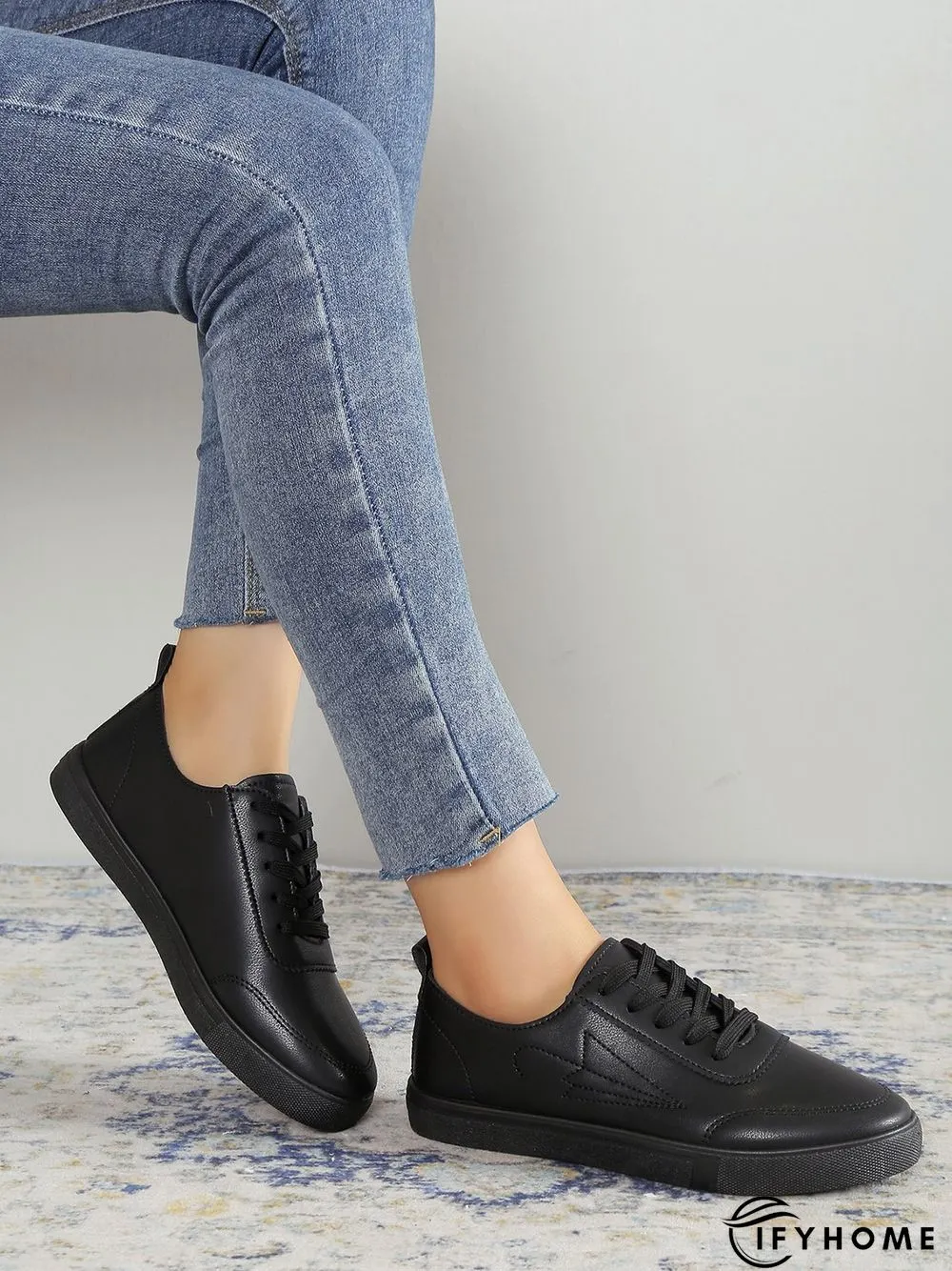 Women's Lace-up Front Flat Shoes | IFYHOME