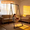 [US Local Warehouse] Foldable Free Standing Pull Up Bar Stand Power Tower Workout Station for Home Gym Strength Training Adjustable Pullup Fitness Equipment Multifunctional Exercise Rack