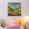 Starry Sky Scenery-11CT Stamped Cross Stitch 50*50cm/19.69*19.69in