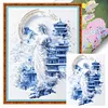 (Multi-Style) Blue And White Porcelain-11CT Stamped Cross Stitch 40*40cm/40*60cm
