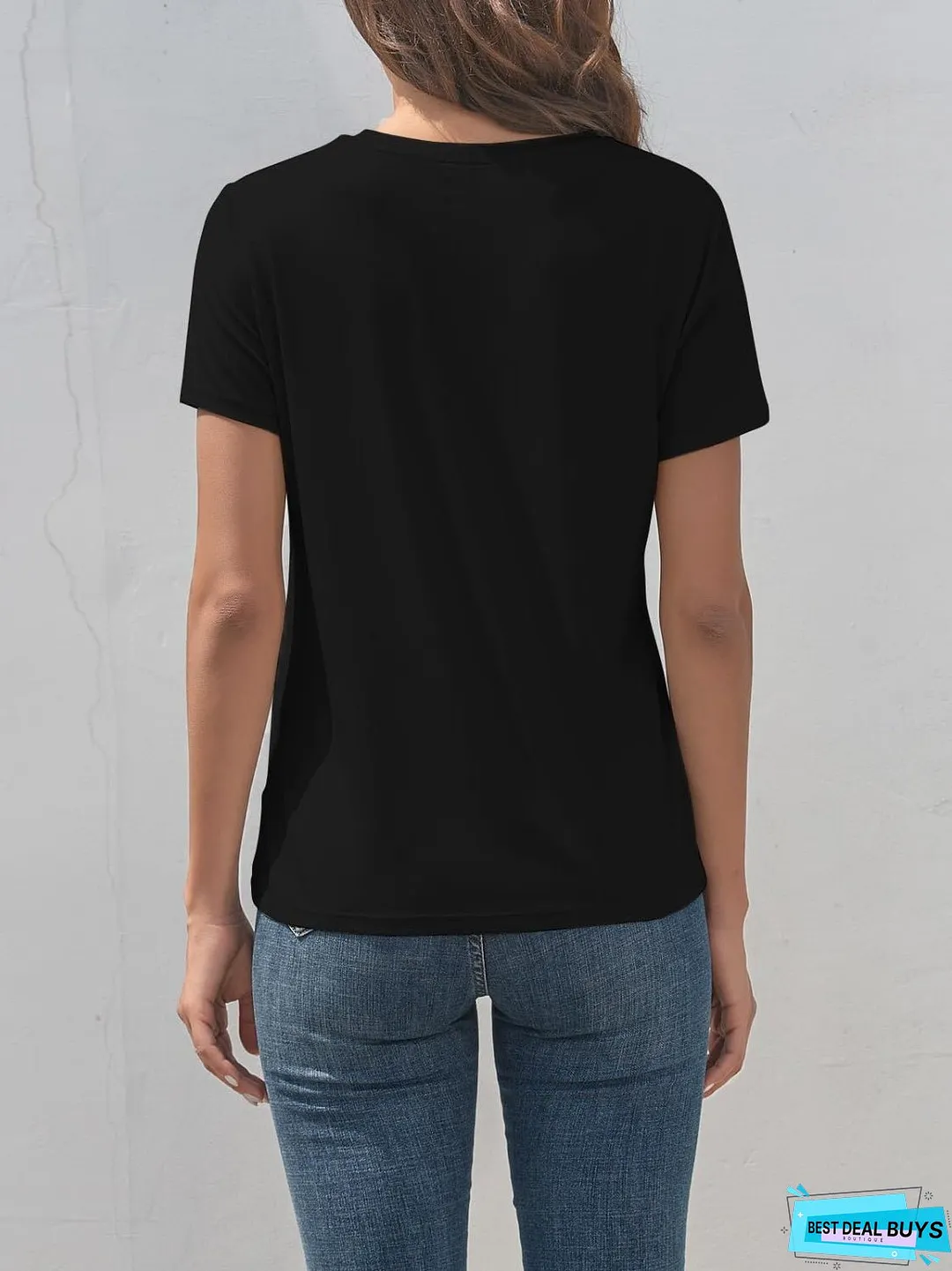 Cross Graphic Round Neck T-Shirt