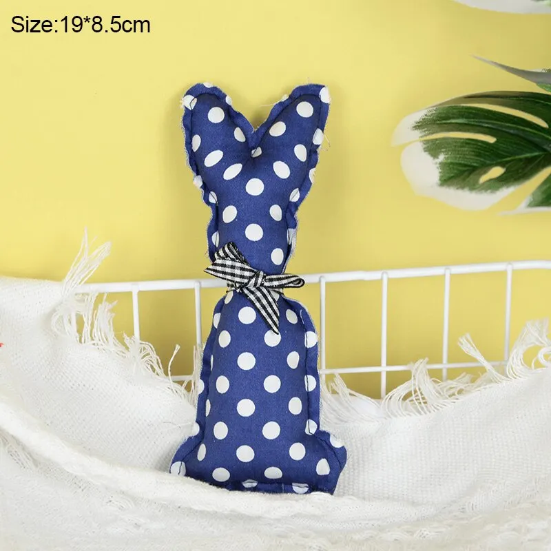 Easter Decoration Cloth Bunny Ornaments Easter Rabbit Holiday Party Kids Toys Gifts Decoration Spring Home DIY Craft Supplies