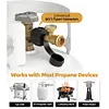 Gas Pressure Meter Propane Adapter Gauge Brass Propane Gas Gauge for 5-40lb Tank