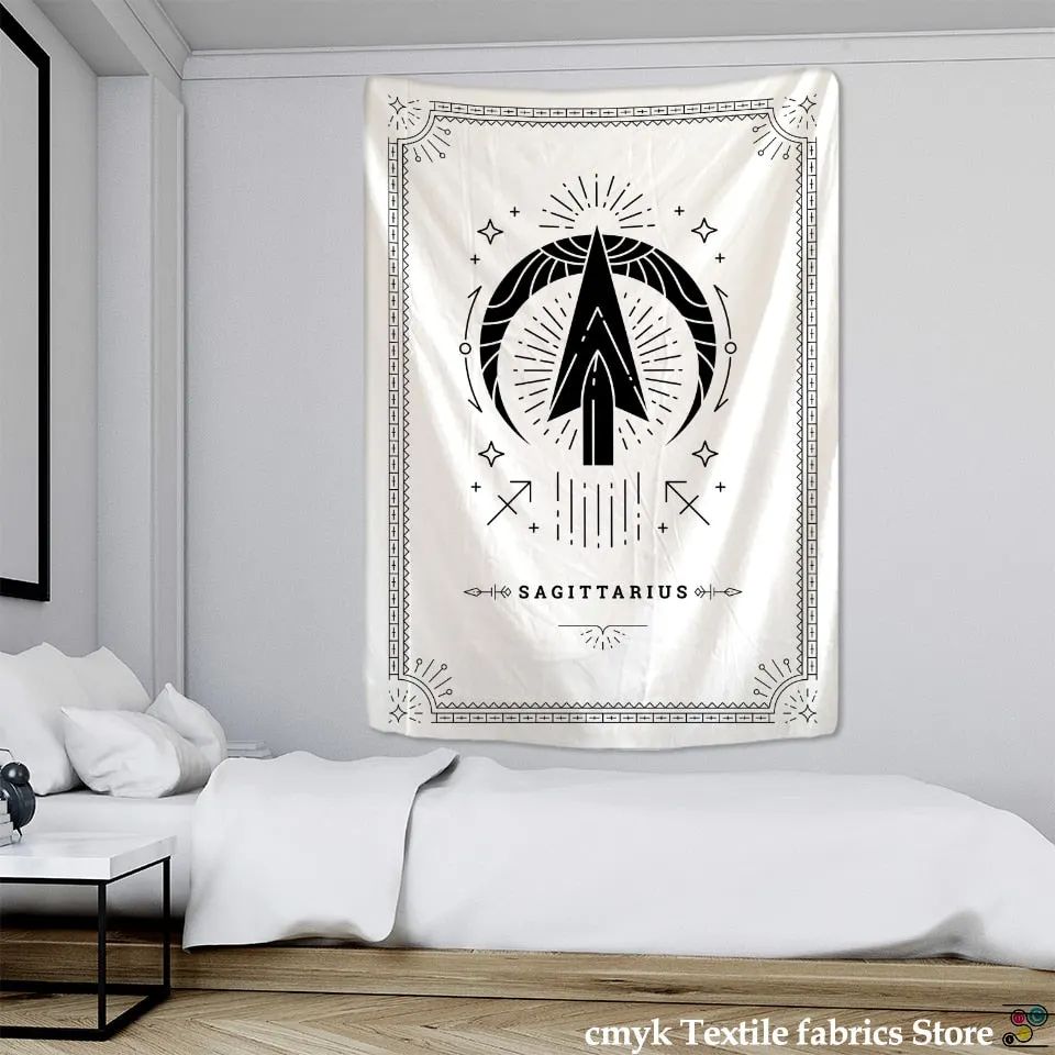 Divination Tarot Tapestry Wall Hanging Constellation Mandala Psychedelic Good Luck Hippie Witchcraft Room Home Decor