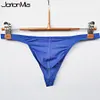 Men's Thong Underwear Sexy Men's Underwear Ice Silk Fabric Bikini G-String Thongs